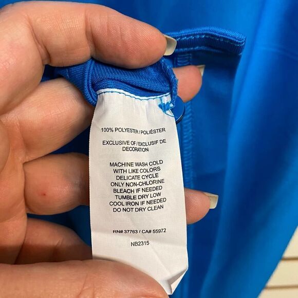 Mens Callaway Opti-Dri Polo Blue Top Size Large - Picture 5 of 7